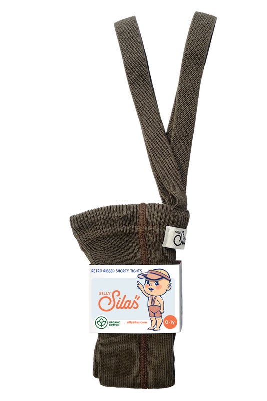 Silly Silas Shorty Tights - Seaweed Brown